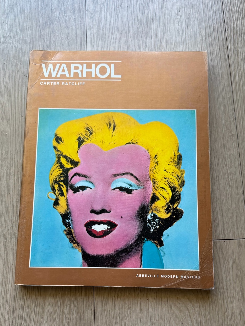 Warhol Art Book - Pink and Yellow Pop Art Cover